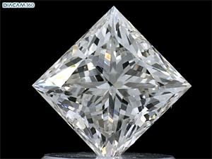 Foto Diamante Natural 1.01 quilates, Princesa , Color I, claridad VS2 y certificado GIA de