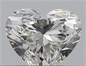 Natural Diamond 0.31 Carats, Heart with  Cut, F Color, VVS1 Clarity and Certified by GIA