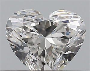 Picture of Natural Diamond 0.31 Carats, Heart with  Cut, F Color, VVS1 Clarity and Certified by GIA