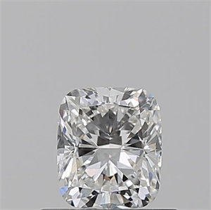 Foto Diamante Natural 0.53 quilates, Del cojín , Color F, claridad VVS1 y certificado GIA de