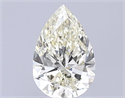 Natural Diamond 1.50 Carats, Pear with  Cut, M Color, VS2 Clarity and Certified by IGI