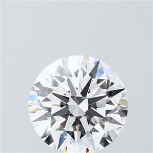 Picture of Lab Grown Diamond 1.51 Carats, Round with Ideal Cut, D Color, VVS2 Clarity and Certified by IGI