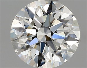 Foto Diamante Natural 0.60 quilates, Redondo , Color H, claridad SI1 y certificado GIA de