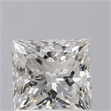 Diamante Natural 0.61 quilates, Princesa , Color F, claridad VS2 y certificado GIA