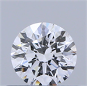 Natural Diamond 0.40 Carats, Round with Excellent Cut, D Color, SI2 Clarity and Certified by GIA