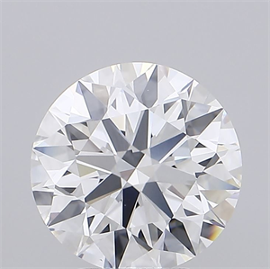Picture of Lab Grown Diamond 4.14 Carats, Round with Ideal Cut, E Color, VVS2 Clarity and Certified by IGI