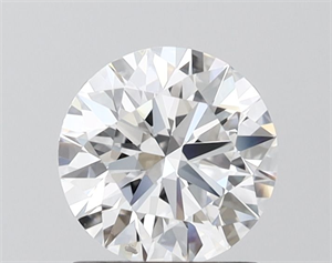 Picture of Lab Grown Diamond 1.24 Carats, Round with Ideal Cut, D Color, VVS2 Clarity and Certified by IGI