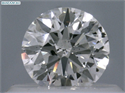Natural Diamond 0.40 Carats, Round with Excellent Cut, H Color, I1 Clarity and Certified by GIA