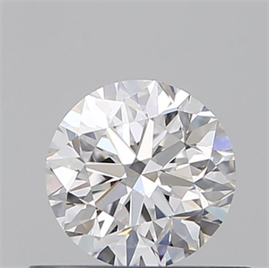 Picture of Natural Diamond 0.50 Carats, Round with Very Good Cut, D Color, VVS2 Clarity and Certified by GIA