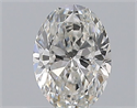 Natural Diamond 0.51 Carats, Oval with  Cut, G Color, SI1 Clarity and Certified by GIA