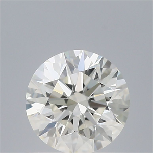Picture of Natural Diamond 0.52 Carats, Round with Excellent Cut, J Color, IF Clarity and Certified by GIA