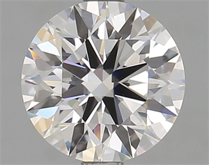 Picture of Lab Grown Diamond 2.02 Carats, Round with Excellent Cut, D Color, VVS1 Clarity and Certified by GIA