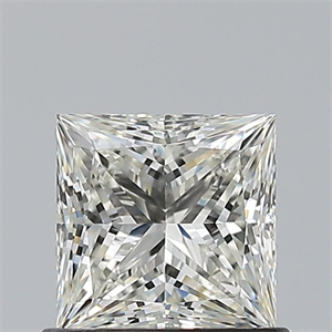 Picture of Natural Diamond 0.80 Carats, Princess with  Cut, J Color, VVS1 Clarity and Certified by GIA