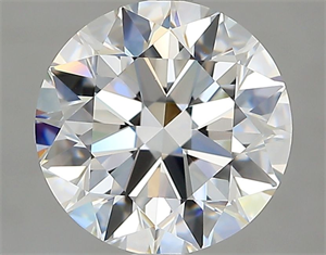 Picture of Natural Diamond 2.50 Carats, Round with Excellent Cut, G Color, VVS1 Clarity and Certified by GIA
