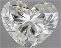 Natural Diamond 0.52 Carats, Heart with  Cut, J Color, IF Clarity and Certified by IGI