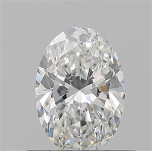 Picture of Natural Diamond 0.52 Carats, Oval with  Cut, G Color, SI1 Clarity and Certified by GIA