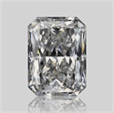 Natural Diamond 1.05 Carats, Radiant with  Cut, F Color, VVS2 Clarity and Certified by GIA