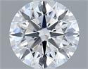 Del inventario de diamantes de laboratorio, 1.02 quilates, Redondo , Color D, claridad VVS1 y certificado IGI