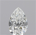 Diamante Natural 0.50 quilates, De pera , Color F, claridad VS1 y certificado GIA