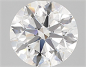 Natural Diamond 3.01 Carats, Round with Excellent Cut, G Color, VS1 Clarity and Certified by GIA