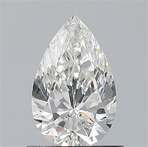 Picture of Natural Diamond 0.74 Carats, Pear with  Cut, F Color, VVS2 Clarity and Certified by GIA