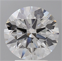 Lab Grown Diamond 3.60 Carats, Round with Ideal Cut, E Color, VVS2 Clarity and Certified by IGI