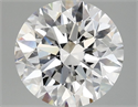 Del inventario de diamantes de laboratorio, 2.55 quilates, Redondo , Color F, claridad VVS2 y certificado IGI