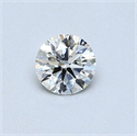 Natural Diamond 0.40 Carats, Round with Excellent Cut, I Color, VS1 Clarity and Certified by GIA