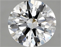 Diamante Natural 1.50 quilates, Redondo , Color F, claridad VVS1 y certificado GIA