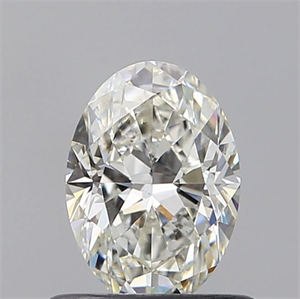 Picture of Natural Diamond 0.60 Carats, Oval with  Cut, I Color, VS2 Clarity and Certified by GIA
