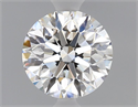 Natural Diamond 0.70 Carats, Round with Excellent Cut, D Color, VVS1 Clarity and Certified by GIA