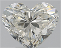 Natural Diamond 2.01 Carats, Heart with  Cut, J Color, SI2 Clarity and Certified by GIA