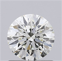 Natural Diamond 0.72 Carats, Round with Excellent Cut, K Color, VVS1 Clarity and Certified by GIA