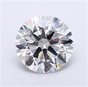 Lab Grown Diamond 7.17 Carats, Round with Ideal Cut, F Color, VS1 Clarity and Certified by IGI