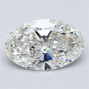 Picture of Natural Diamond 5.06 Carats, Oval with  Cut, G Color, VS2 Clarity and Certified by GIA
