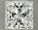 Diamante Natural 0.51 quilates, Princesa , Color J, claridad VVS1 y certificado GIA