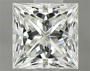 Foto Diamante Natural 0.51 quilates, Princesa , Color J, claridad VVS1 y certificado GIA de