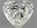Natural Diamond 1.50 Carats, Heart with  Cut, I Color, IF Clarity and Certified by IGI