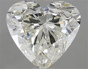 Picture of Natural Diamond 1.50 Carats, Heart with  Cut, I Color, IF Clarity and Certified by IGI