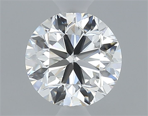 Foto Diamante Natural 0.40 quilates, Redondo , Color F, claridad VVS1 y certificado IGI de