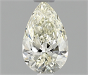Natural Diamond 0.42 Carats, Pear with  Cut, I Color, VS1 Clarity and Certified by IGI