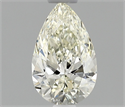 Natural Diamond 0.42 Carats, Pear with  Cut, I Color, VS1 Clarity and Certified by IGI
