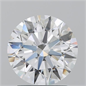 Natural Diamond 2.14 Carats, Round with Excellent Cut, G Color, VVS2 Clarity and Certified by GIA