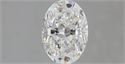 Natural Diamond 1.00 Carats, Oval with  Cut, F Color, VVS1 Clarity and Certified by GIA