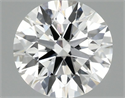 Lab Grown Diamond 1.46 Carats, Round with Ideal Cut, F Color, VS1 Clarity and Certified by IGI