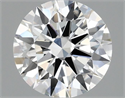 Del inventario de diamantes de laboratorio, 1.55 quilates, Redondo , Color F, claridad VS2 y certificado IGI