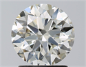 Diamante Natural 1.72 quilates, Redondo , Color J, claridad VVS1 y certificado GIA
