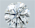 Diamante Natural 1.80 quilates, Redondo , Color H, claridad SI1 y certificado GIA