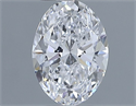 Natural Diamond 0.60 Carats, Oval with  Cut, D Color, VS1 Clarity and Certified by GIA