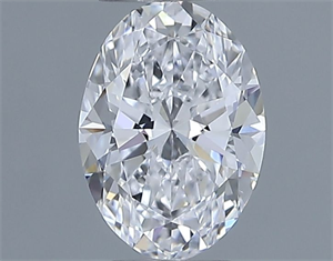 Picture of Natural Diamond 0.60 Carats, Oval with  Cut, D Color, VS1 Clarity and Certified by GIA